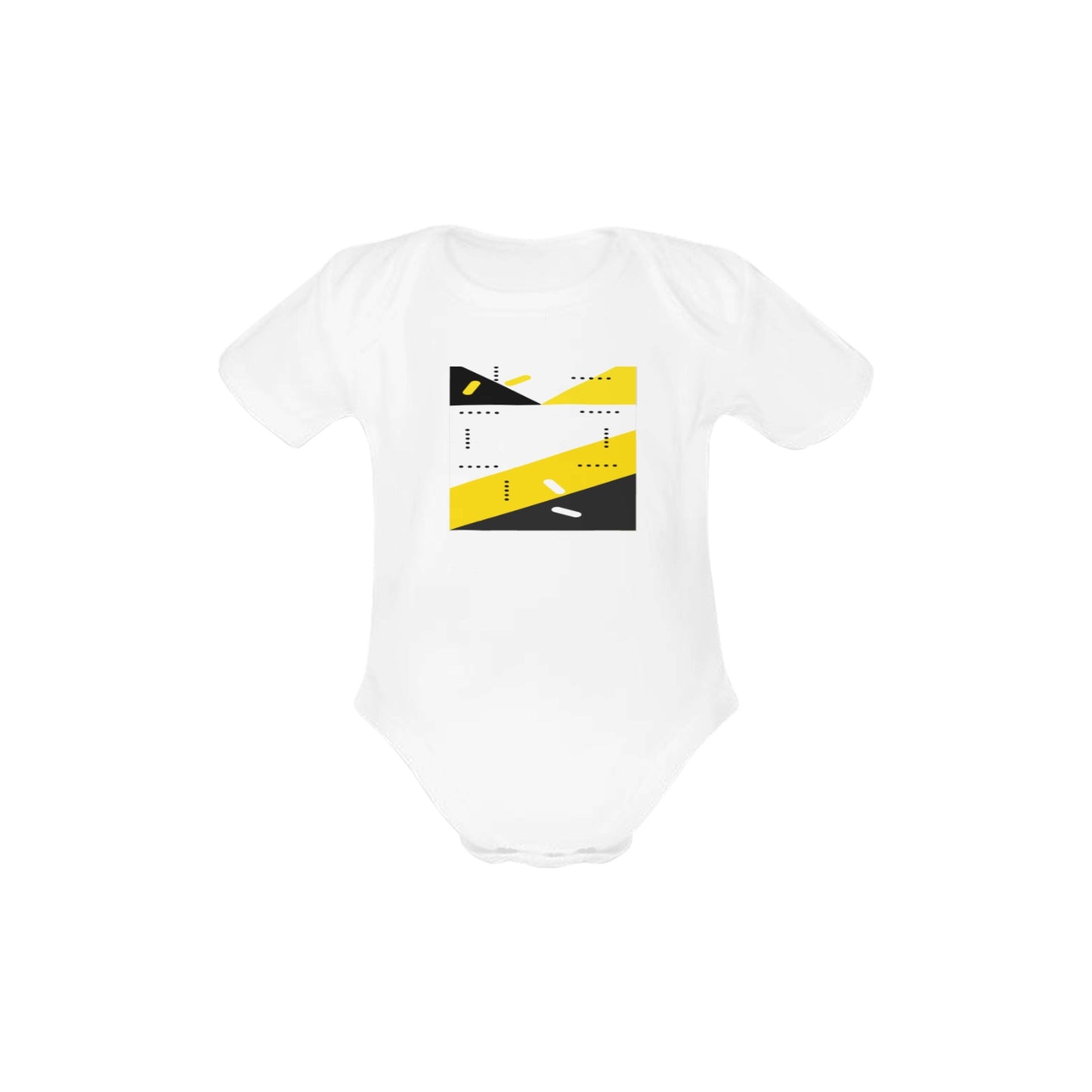 Black & Yellow Baby Onesie