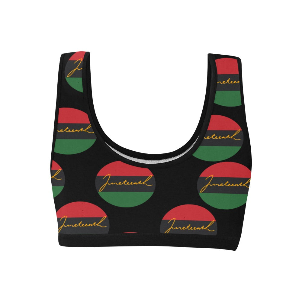 Juneteenth Women's Sports Bra