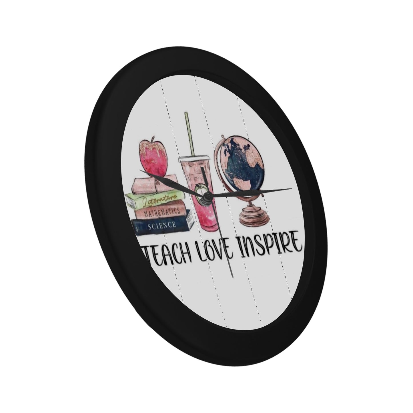 Teach, Love, Inspire Circular Wall clock