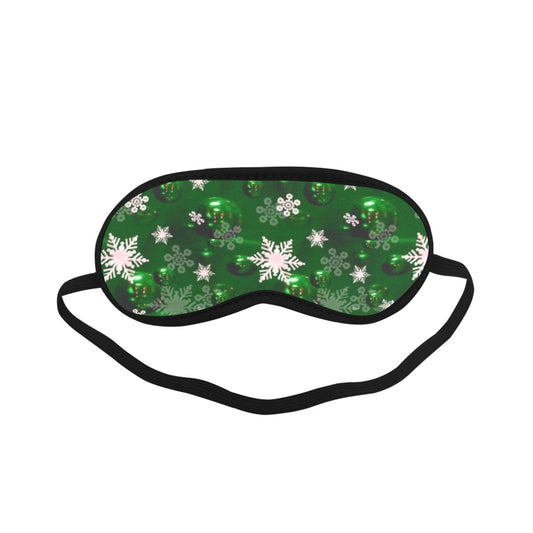 Green Christmas Sleeping Mask