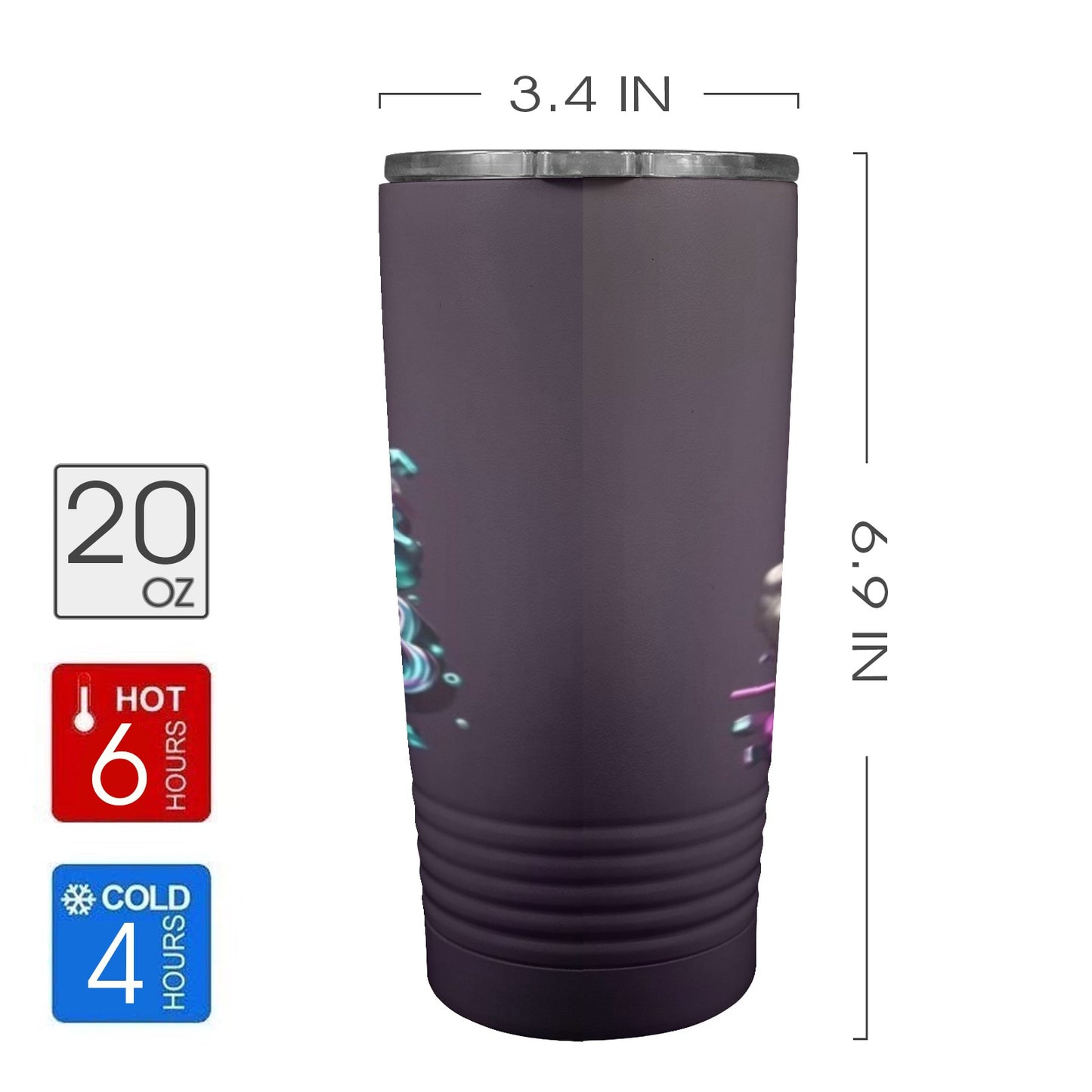 Queen 20oz Insulated Stainless Steel Mobile Tumbler