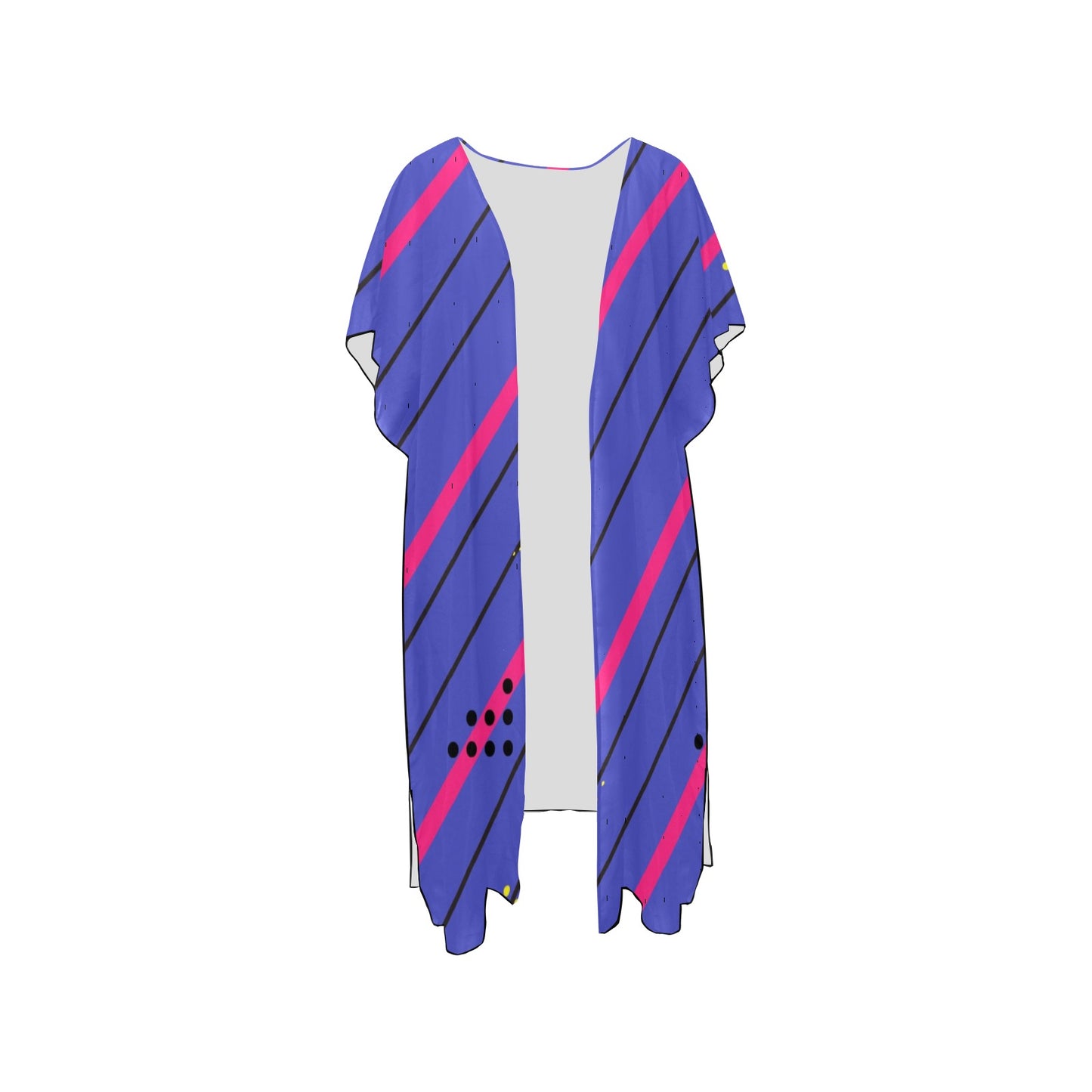 Blue Streak Chiffon Cover Up