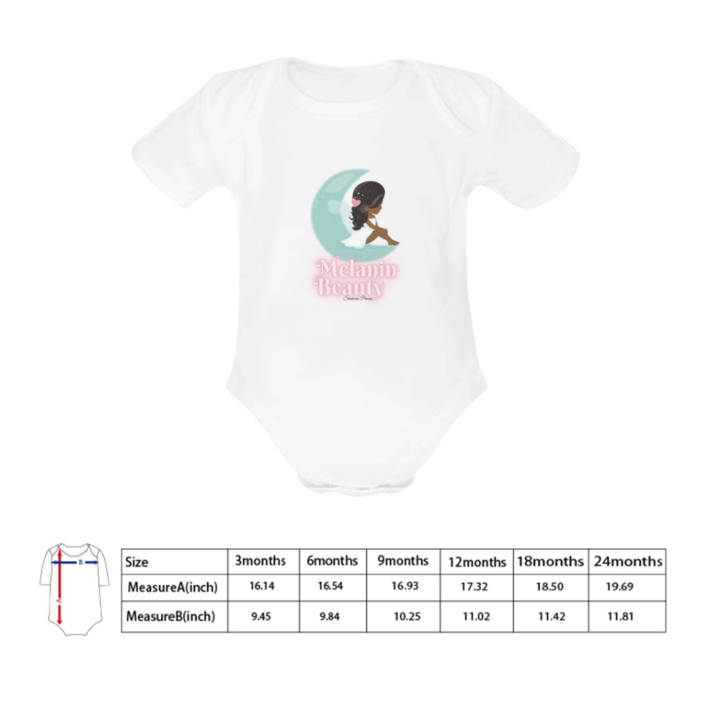 Melanin Beauty Baby Onesie