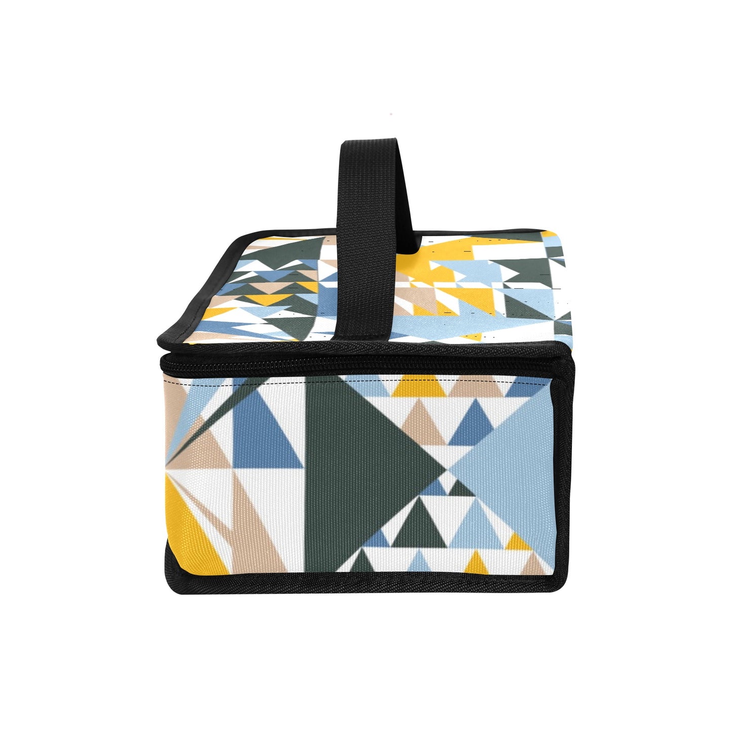 Blue Abstract Portable Insulated Lunch Bag