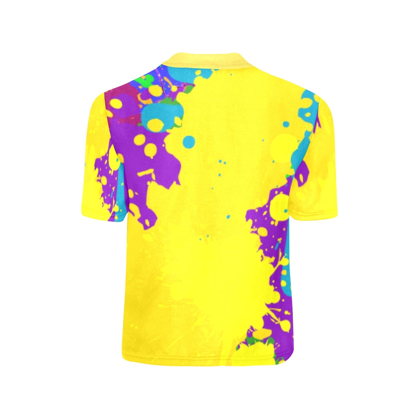 Yellow Splatter Unisex T-Shirt- Kids