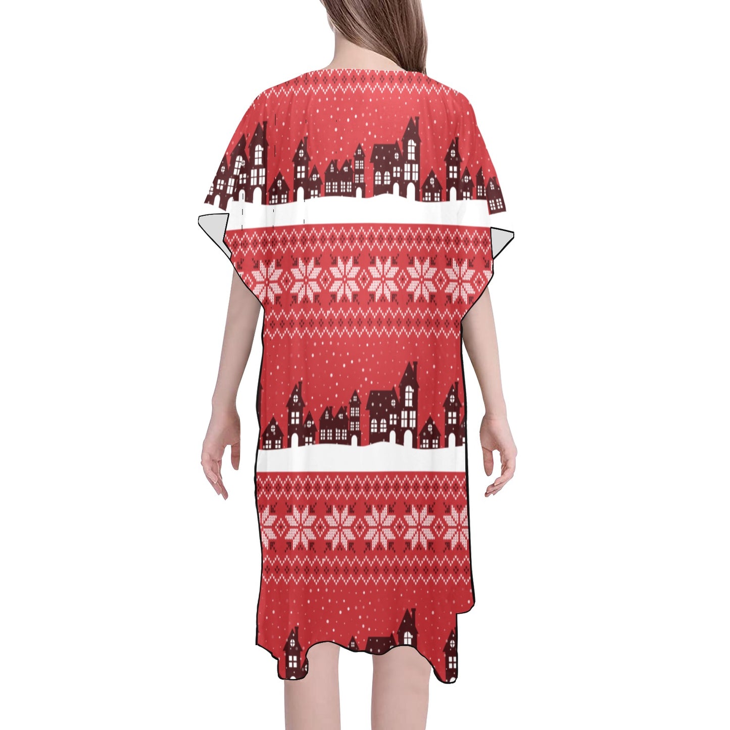 Christmas In The City Chiffon Cover Up