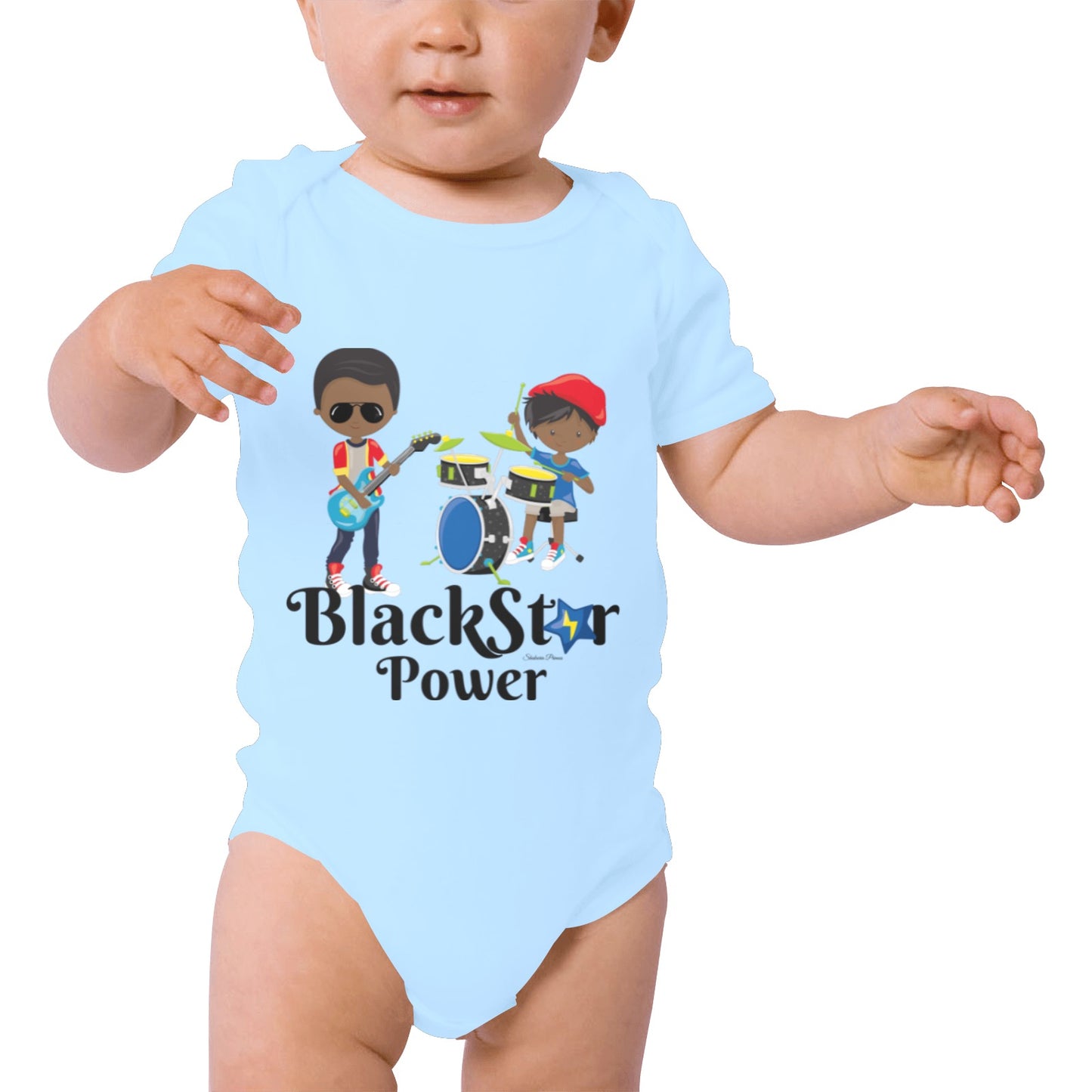 Black Star Baby Onesie