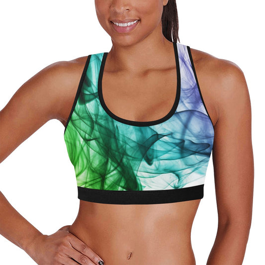 Color Whirl Women's Sports Bra