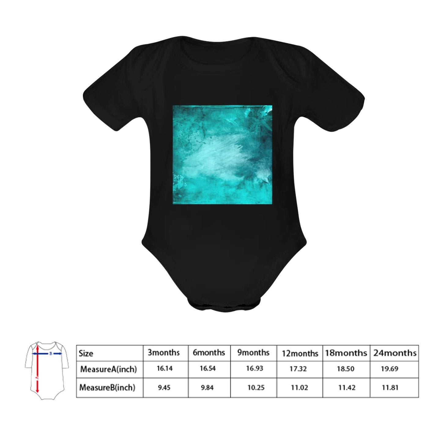 Blue Lagoon Baby Onesie