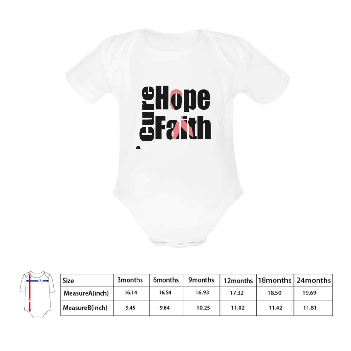 Cure, Faith Baby Onesie