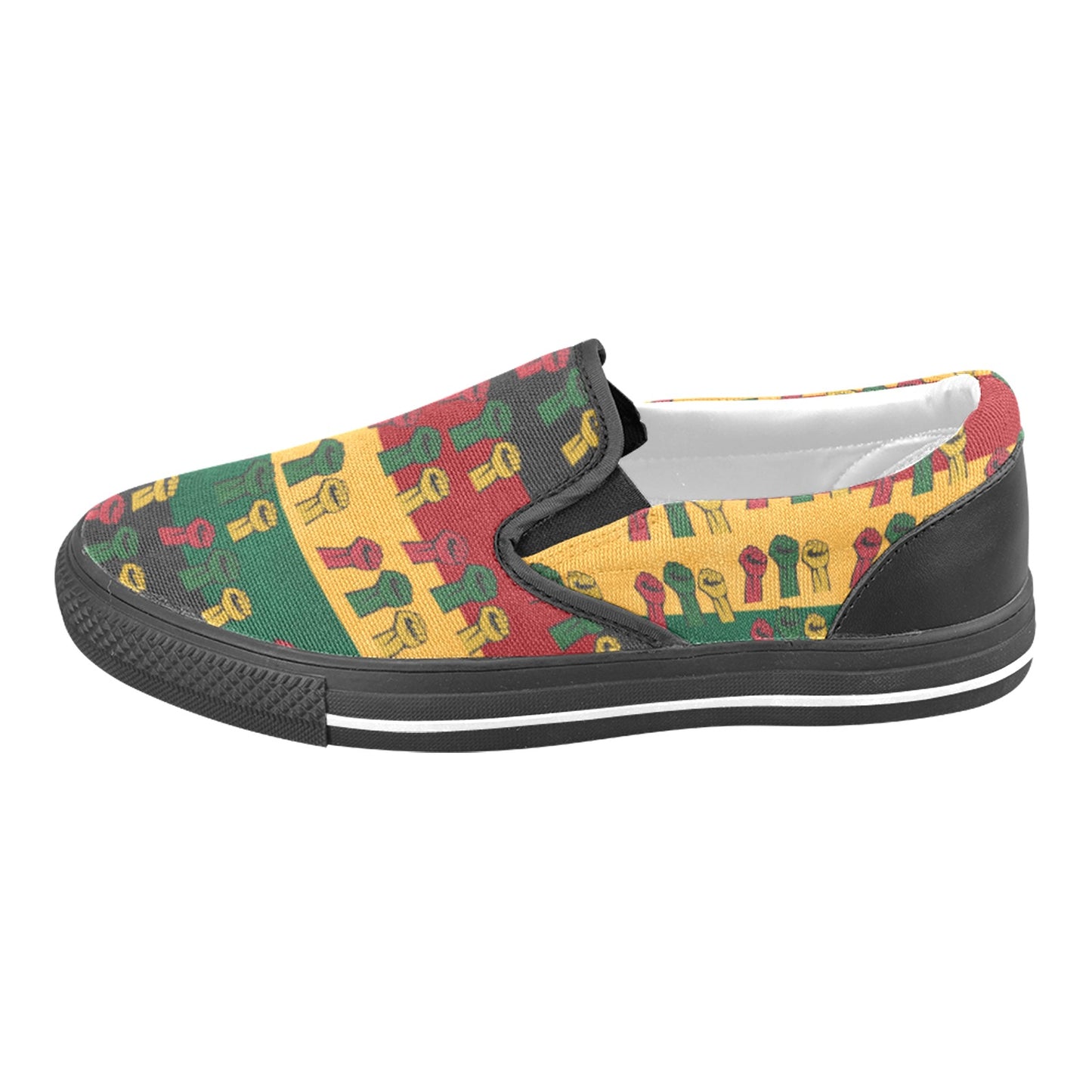 Fist of Unity Women's Slip-on Shoes