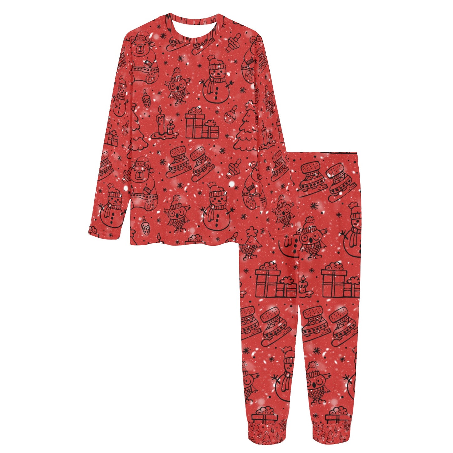 Red Christmas Women's Pajama Set