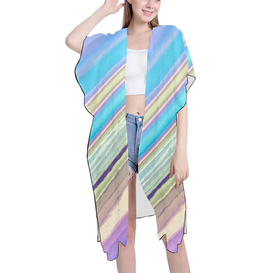 Colorful Chiffon Cover Up