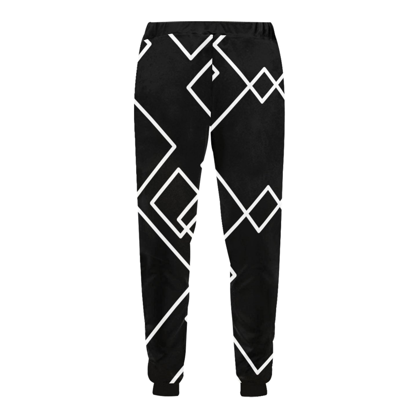 Black Squared Unisex Sweatpants