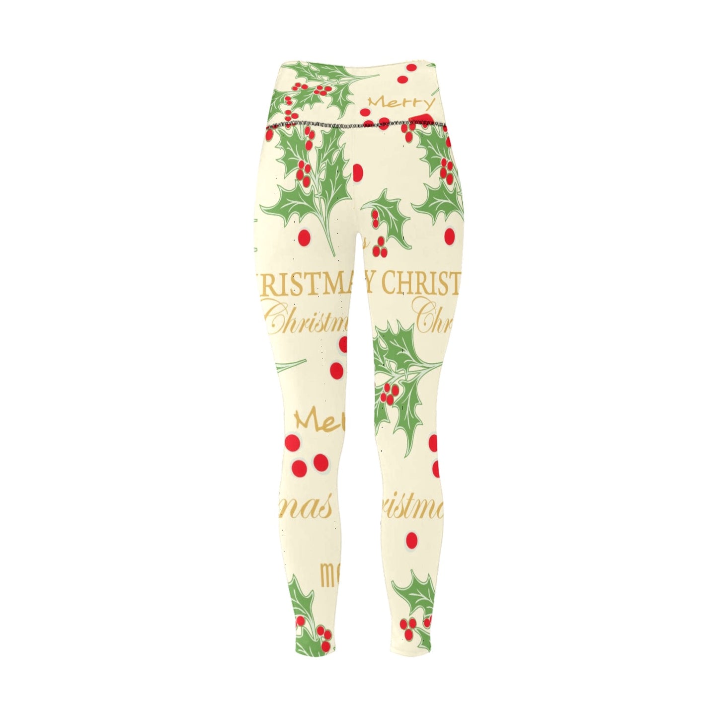 Merry Christmas Women's High-Waisted Leggings