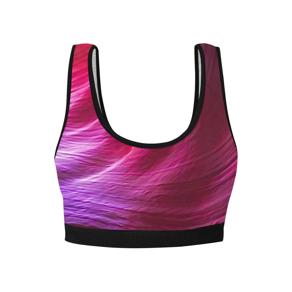 Purple Winds Women's Sports Bra