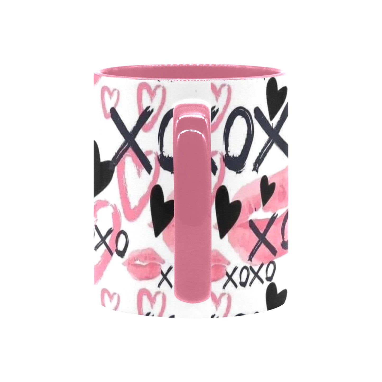 XOXO Valentine”s Day Custom Inner Color Mug (11oz)