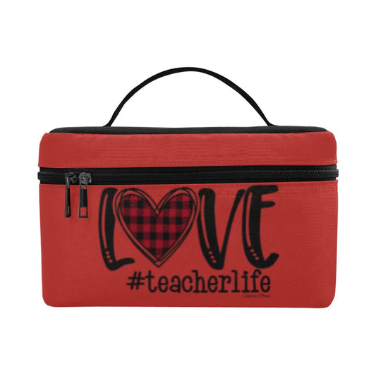 Love Teacher Life Cosmetic/Desk Bag/Large