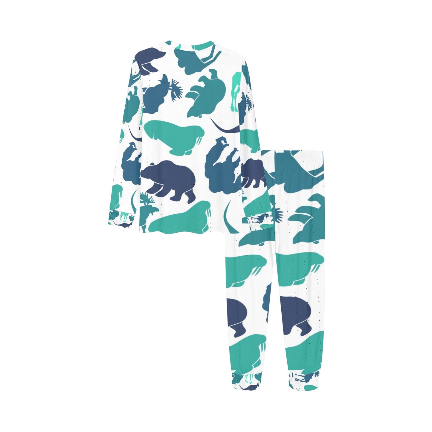 Blue Animals Youth Pajama Set