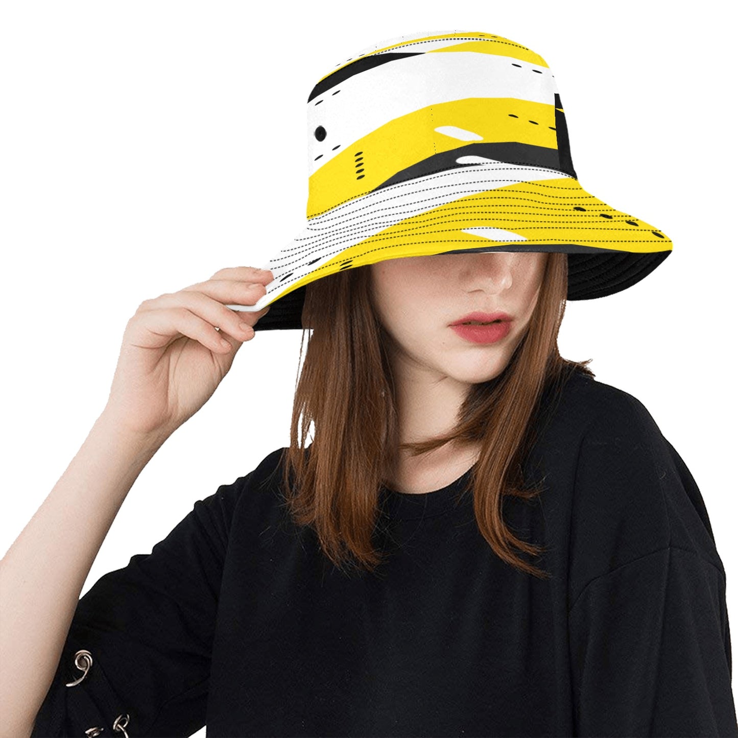 Black & Yellow Unisex Bucket Hat