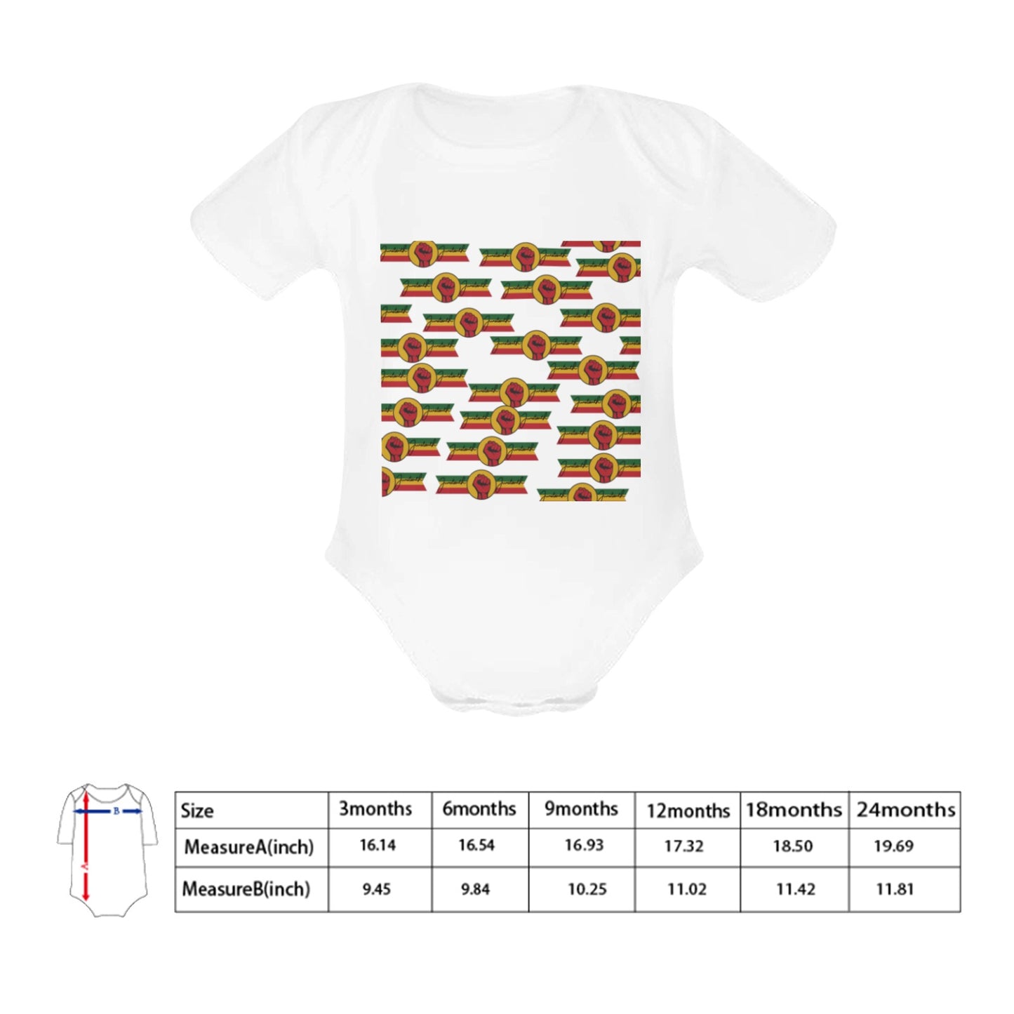 Juneteenth Baby Onesie