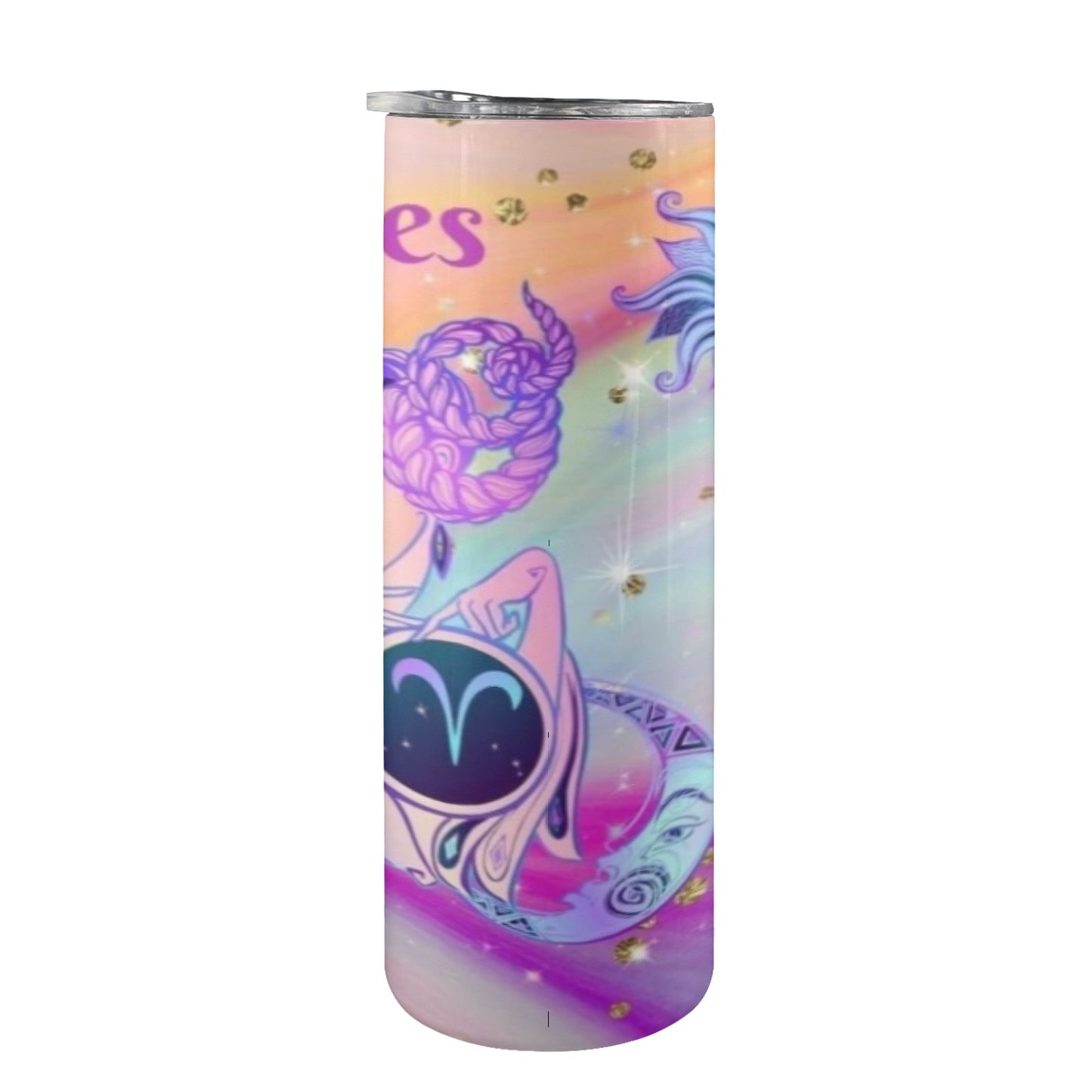 Aries 20oz Tall Skinny Tumbler with Lid and Straw