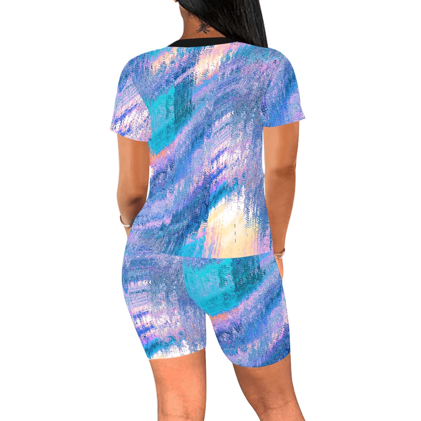 Pastel Blends Women's Short Set