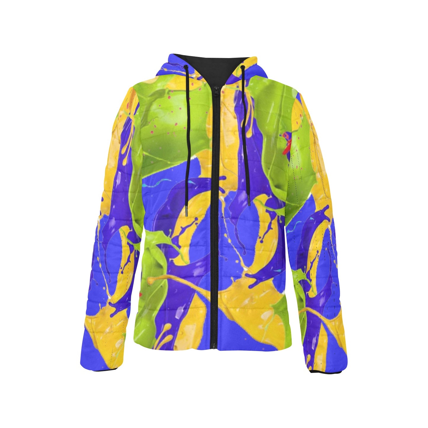 Color Mix Women's Hooded Jacket