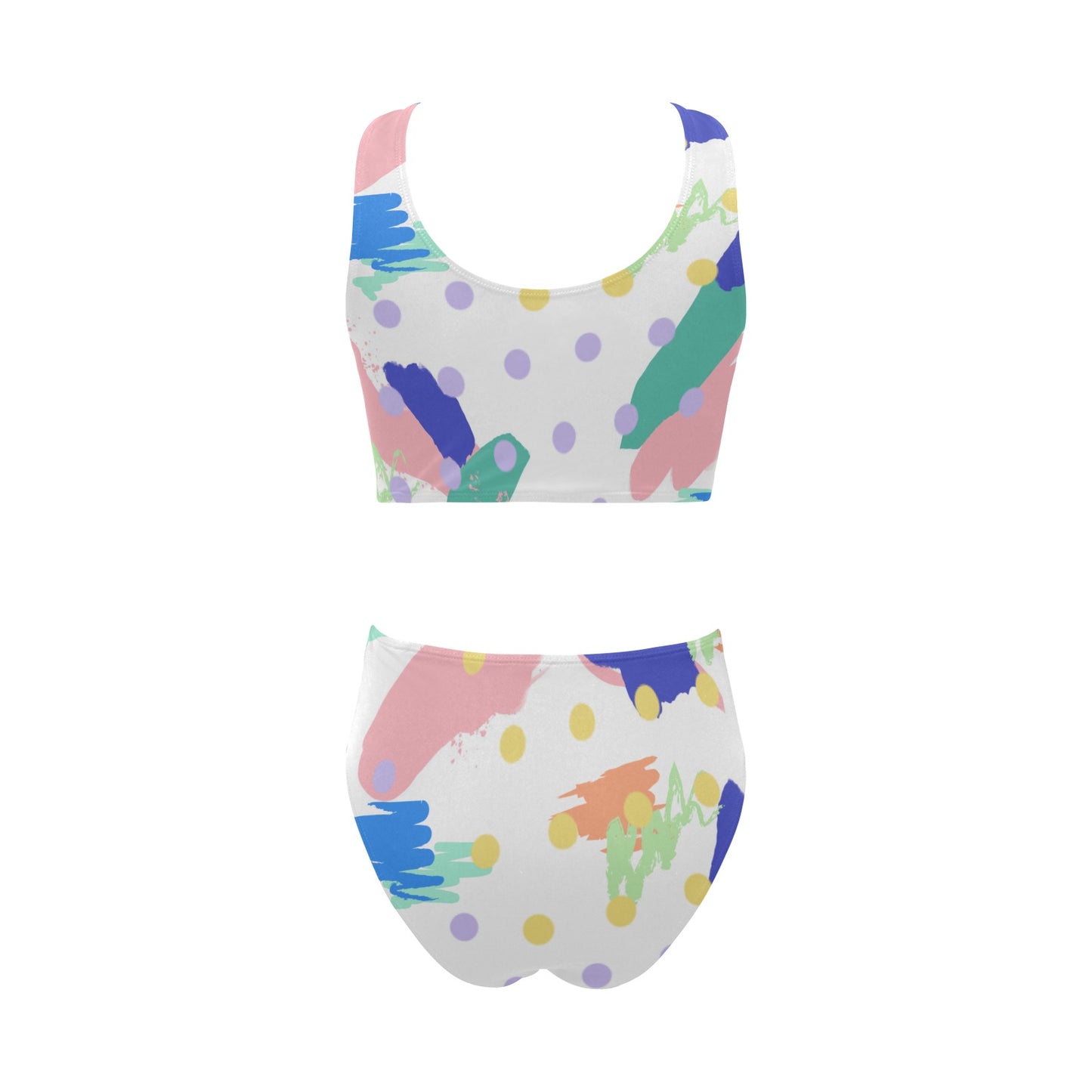 Creative Fun Chest Bow Tie Bikini Swimsuit