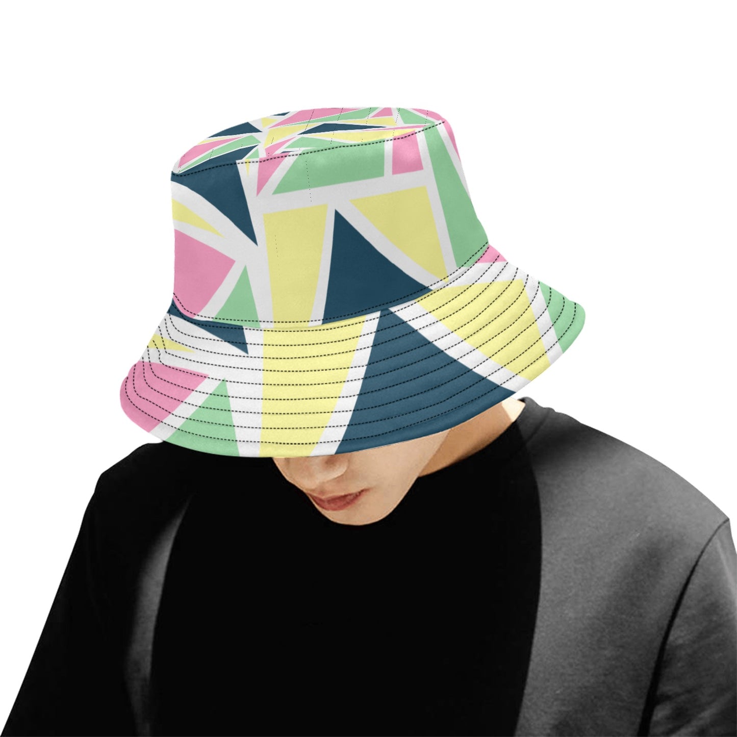 Colored Angles Unisex Bucket Hat