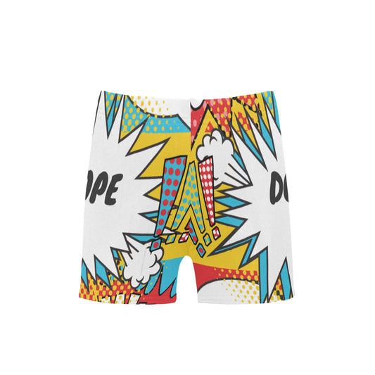 Comic Words Little Boys' Swimming Trunks