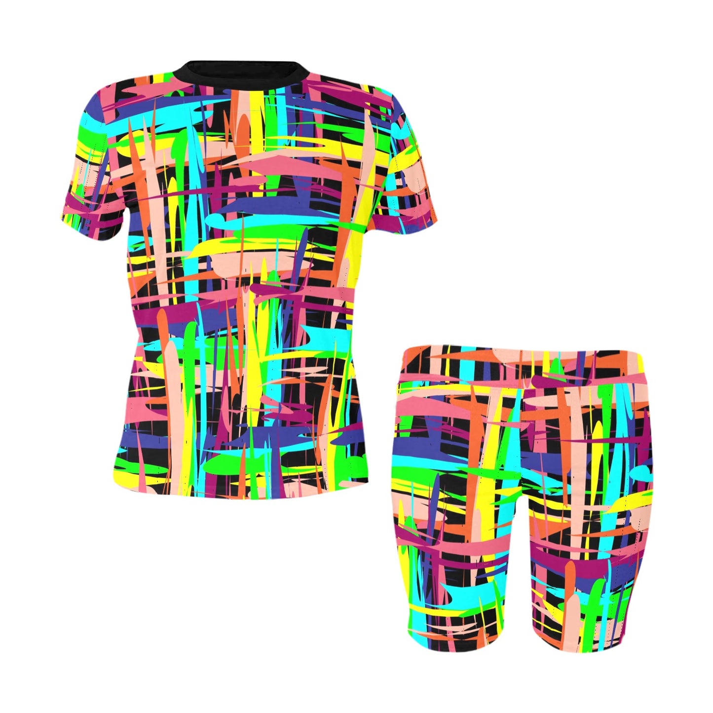 Colorful Lights Women's Short Set