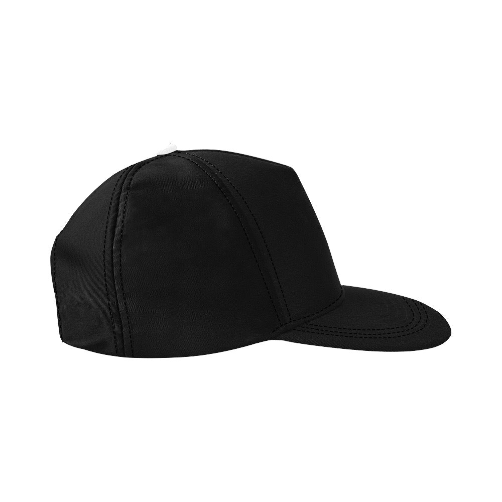 All Black Everything Snapback Hat