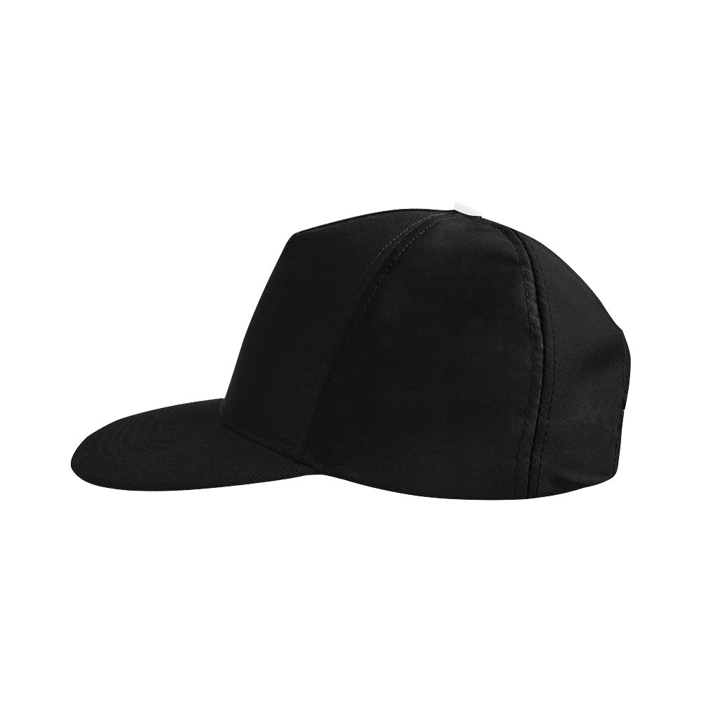 All Black Everything Snapback Hat