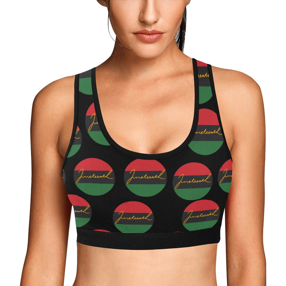 Juneteenth Women's Sports Bra