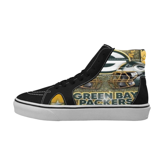 Green Bay Men's High Top Skateboarding Shoes