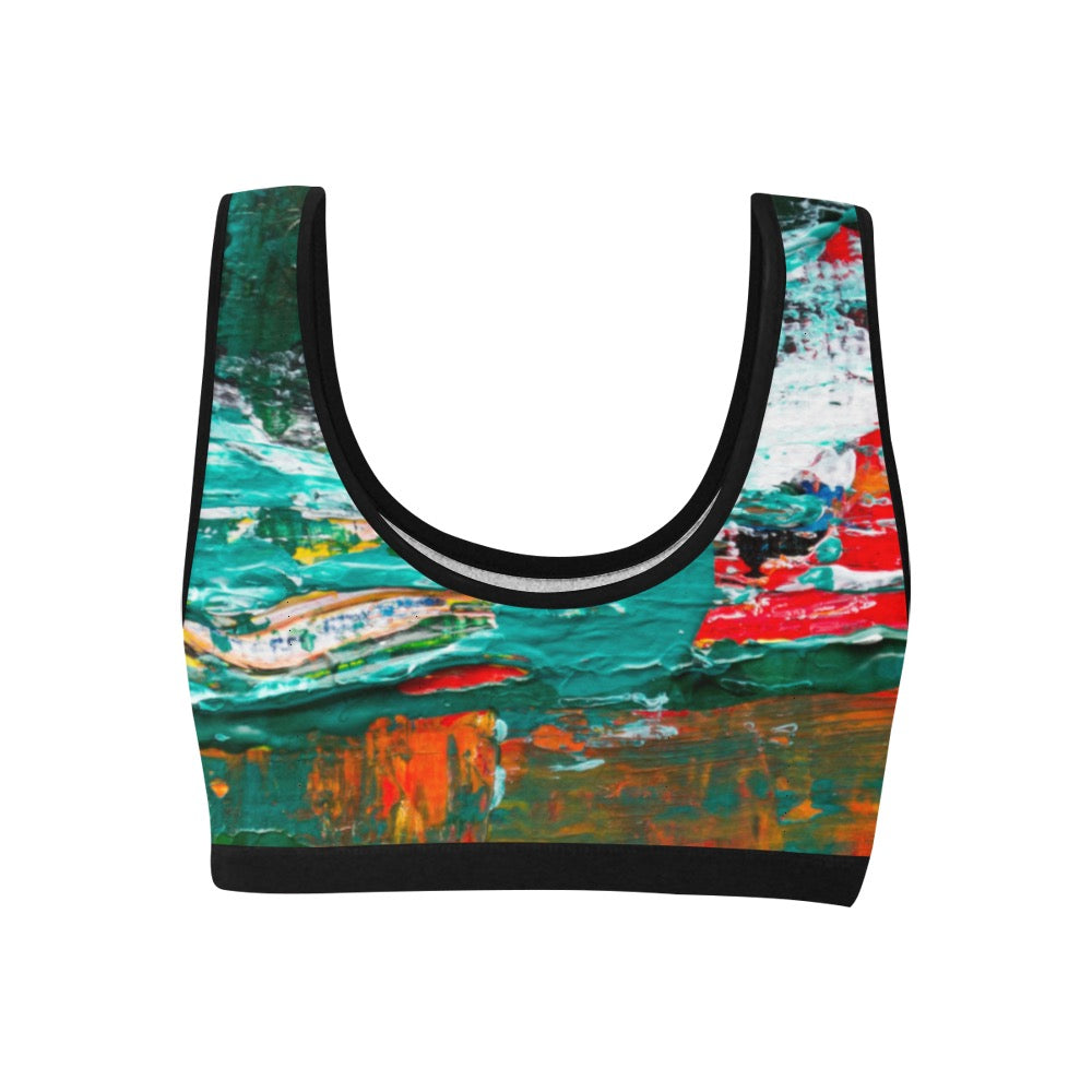 Painting Women's Sports Bra