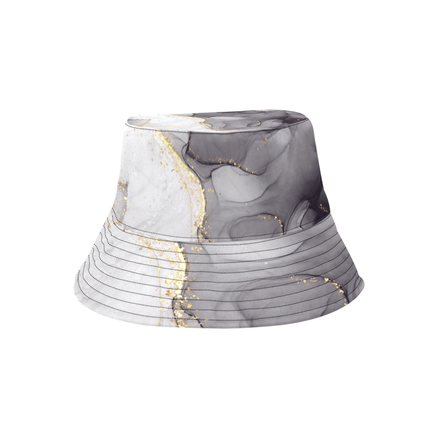 Grey Marble Unisex Bucket Hat