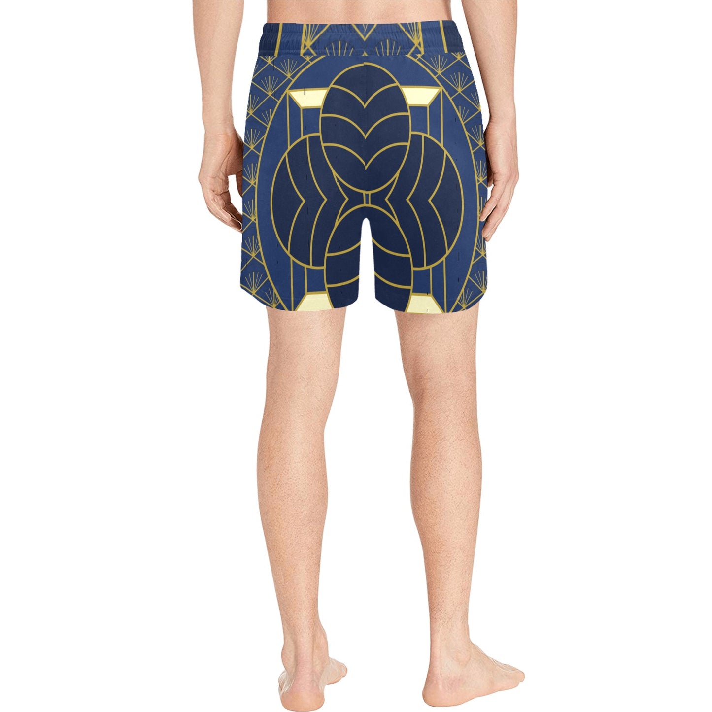 Navy Cut Men's Swim Shorts