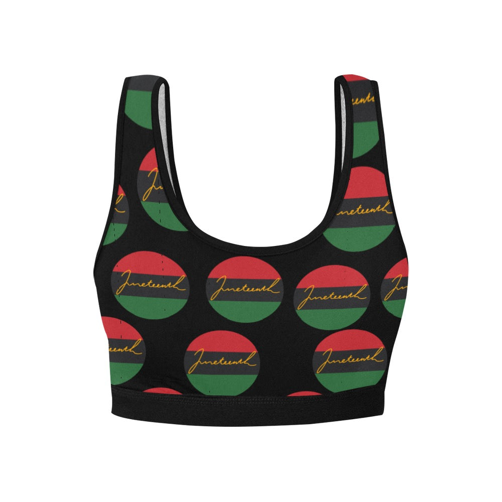 Juneteenth Women's Sports Bra