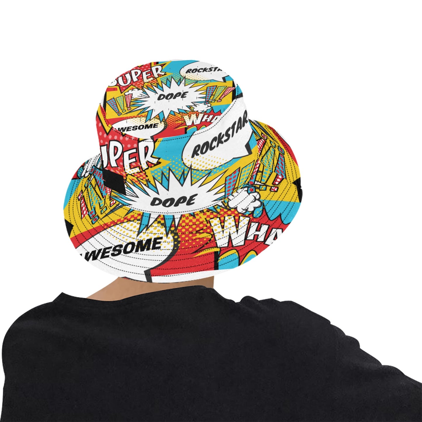 Comic Words Unisex Bucket Hat