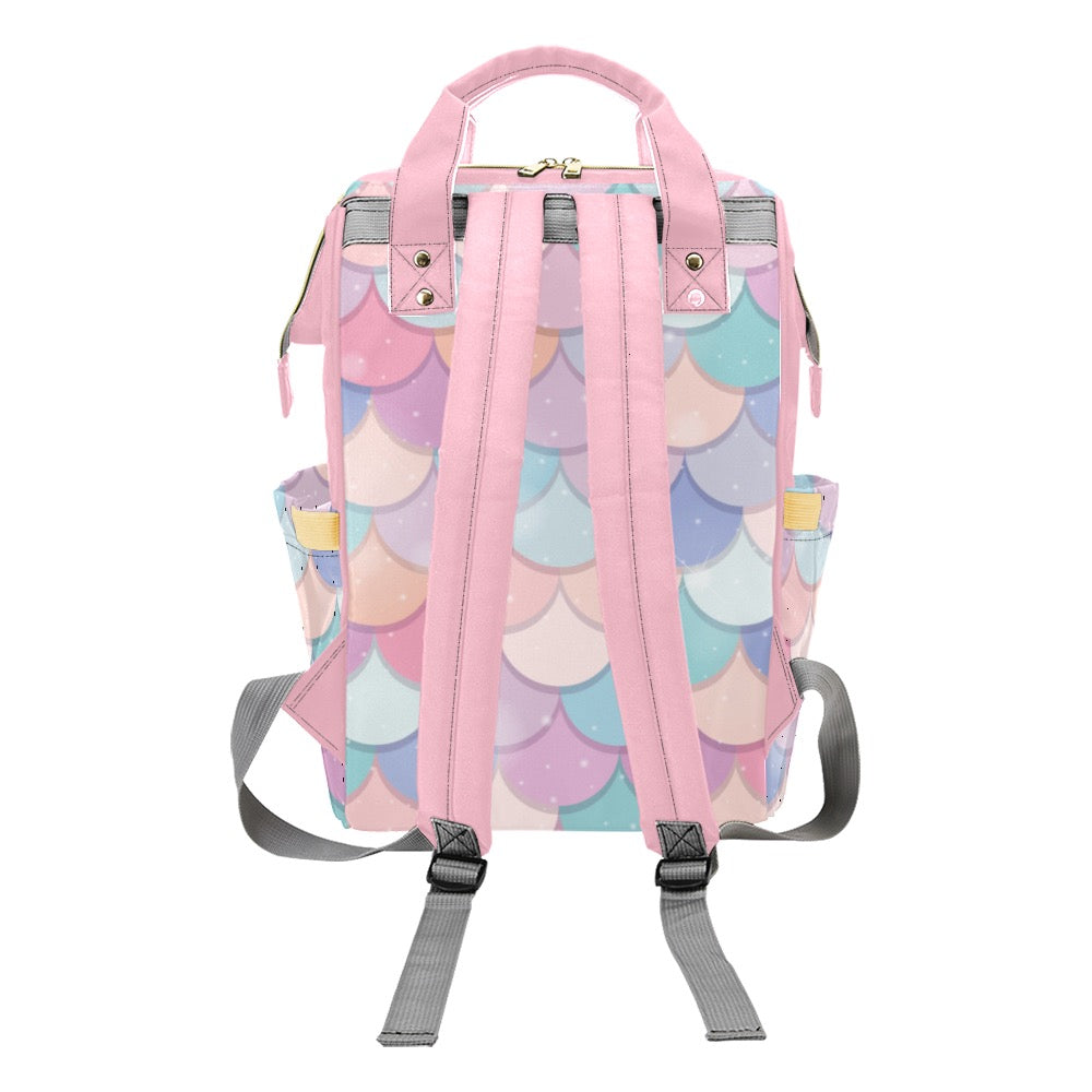 Mermaid Me Multi-Function Diaper Backpack/Baggies