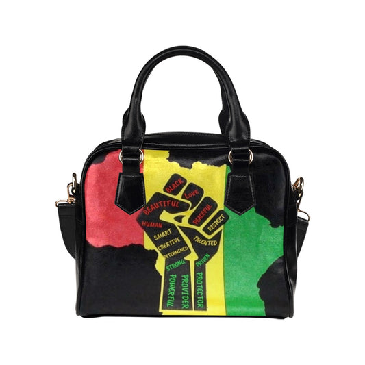 Black Excellence Shoulder Handbag