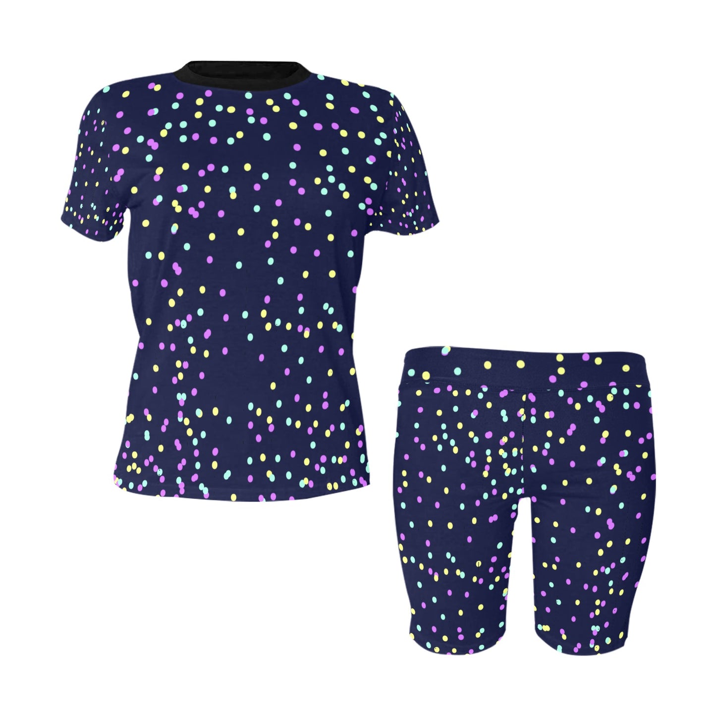 Night Lights Women's Short Set