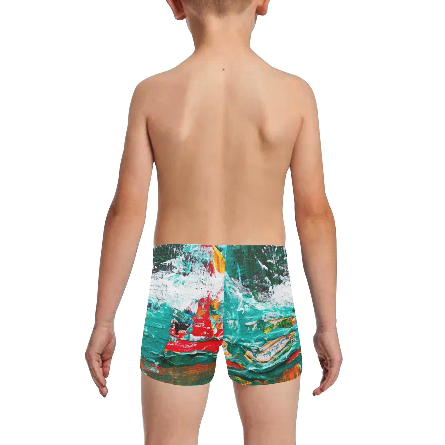 Painting Little Boys' Swimming Trunks