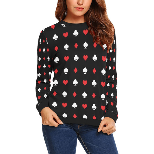 Full Deck Crewneck Sweatshirt for Women