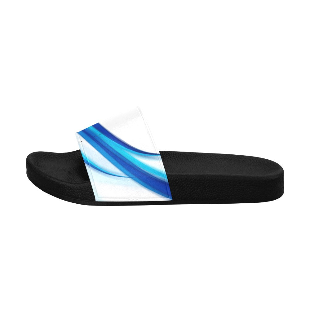 Blue Lightning Men's Slides