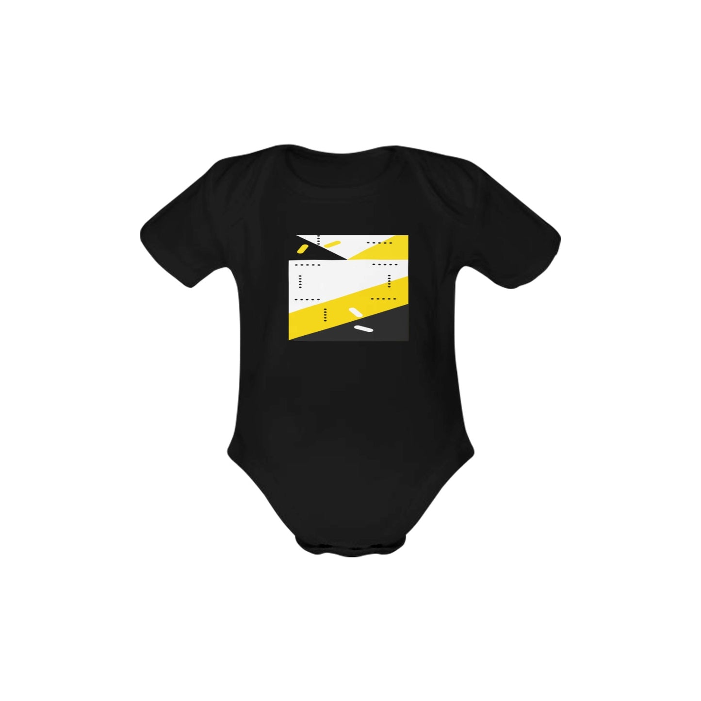 Black & Yellow Baby Onesie