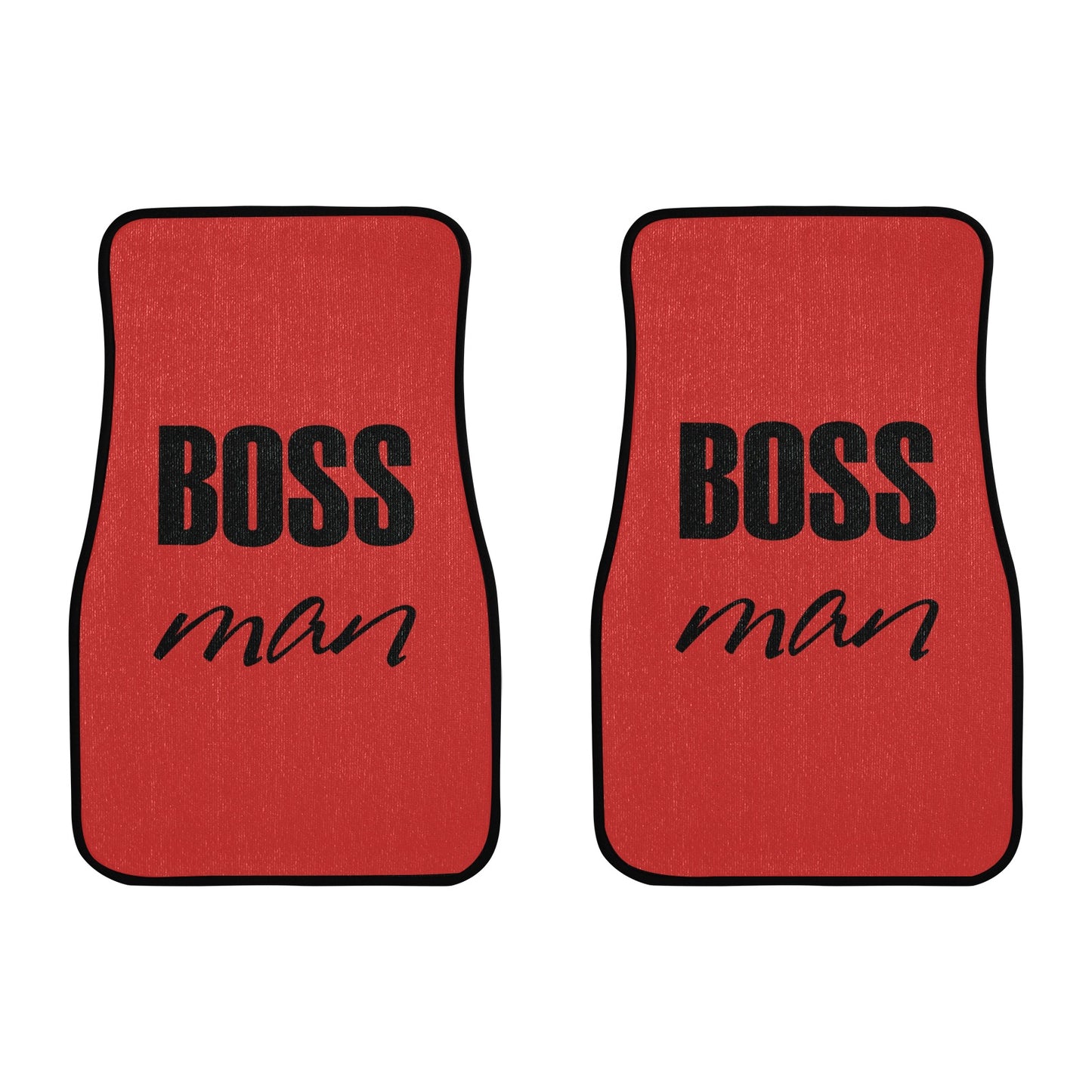 Boss Man Front Car Floor Mat (2pcs)