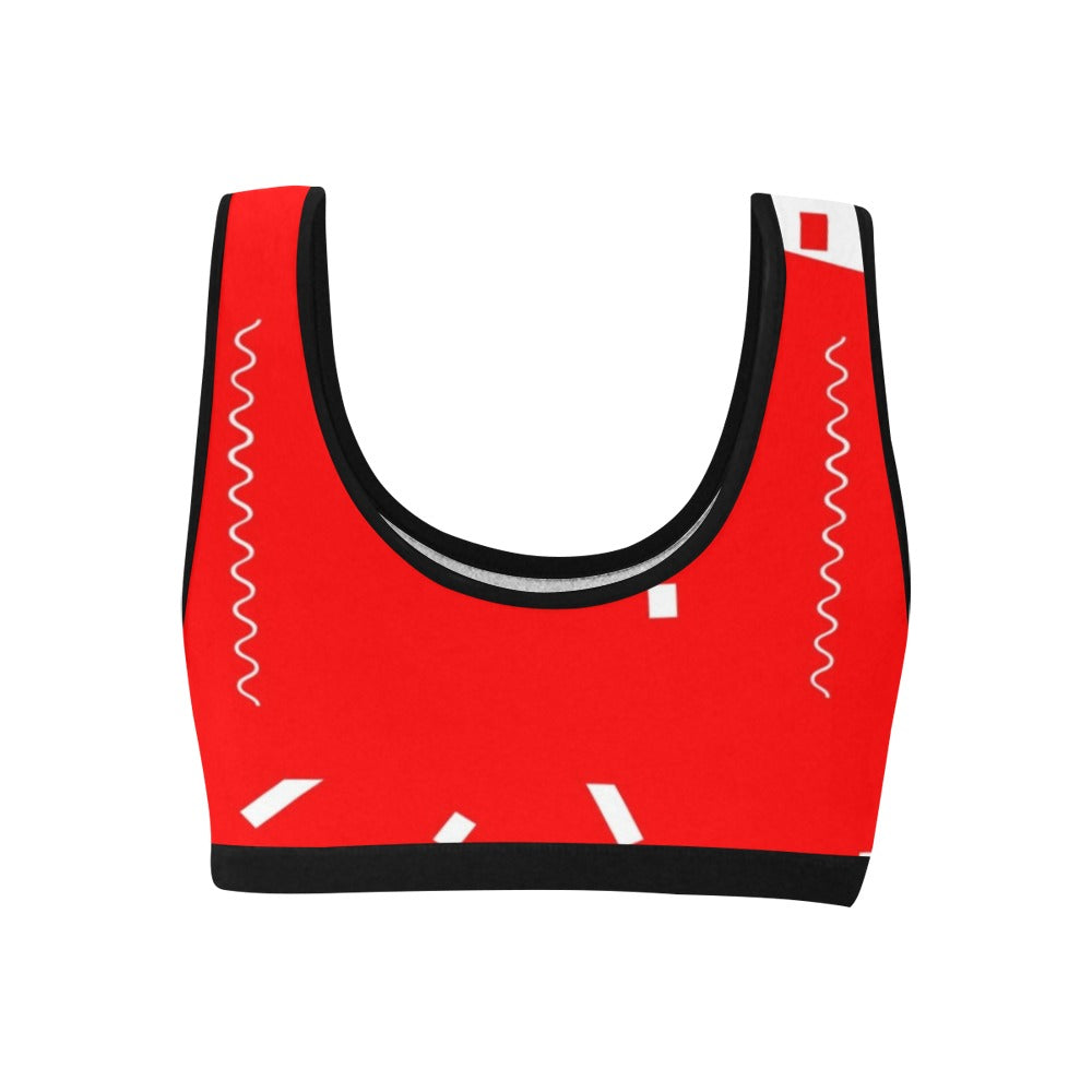 Red Does It Good Women's Sports Bra